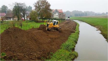 Izgradnja protipoplavnega nasipa na desnem bregu Murice – Ščavnice 4